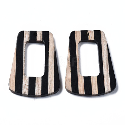 Resin & Wood Pendants LS-X-RESI-N025-013A-B02-1