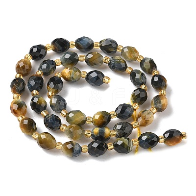 Natural Tiger Eye Beads Strands G-F809-A26-01-1