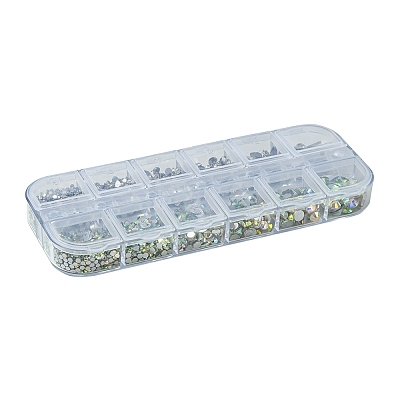 Glass Flat Back Rhinestone RGLA-FS0001-15-1
