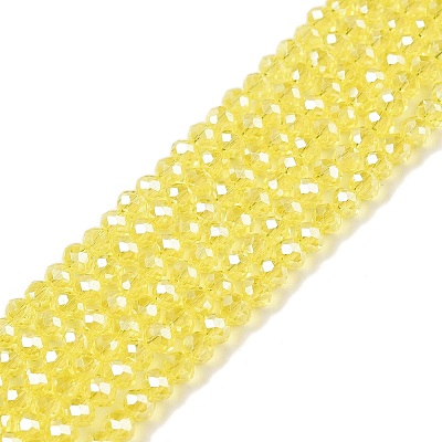 Electroplate Glass Beads Strands EGLA-A044-T2mm-A29-1