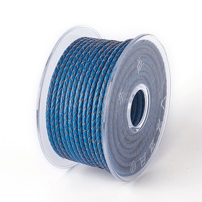 Braided Cowhide Cord WL-I004-3mm-D-16-1