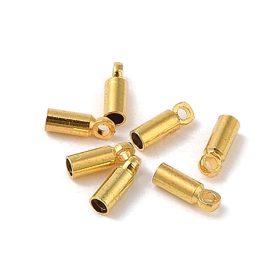 Brass Cord Ends KK-F768-04G-1