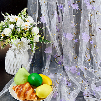 2 Yards Polyester Mesh Fabrics DIY-WH0622-656A-1