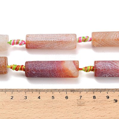 Natural Weathered Agate Beads Strands G-A321-C02-01A-1