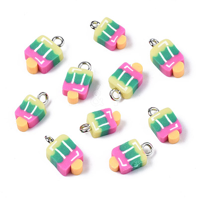 Handmade Polymer Clay Charms CLAY-T016-56-1