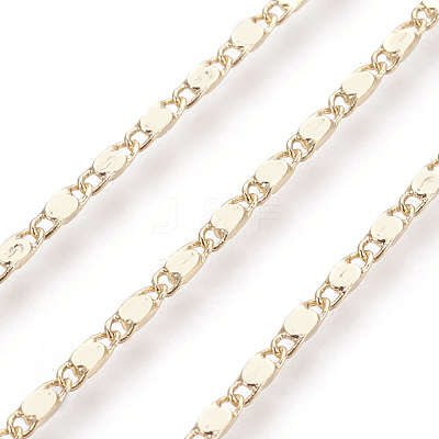 Brass Mariner Link Chains X-KK-F769-04LG-1