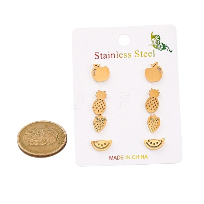 304 Stainless Steel Stud Earring Kits EJEW-H142-07G-1