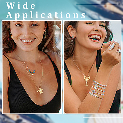 18Pcs 9 Styles Alloy Pendants TIBEP-ME0001-08-1