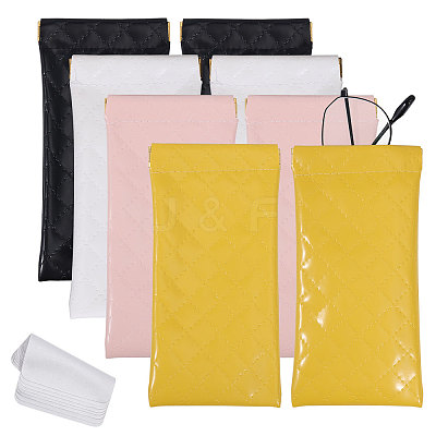 PU Imitation Leather Glasses Case AJEW-CA0004-27-1