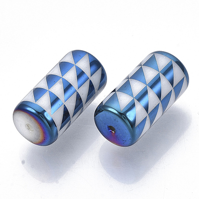 Electroplate Glass Beads EGLA-N003-05B-1