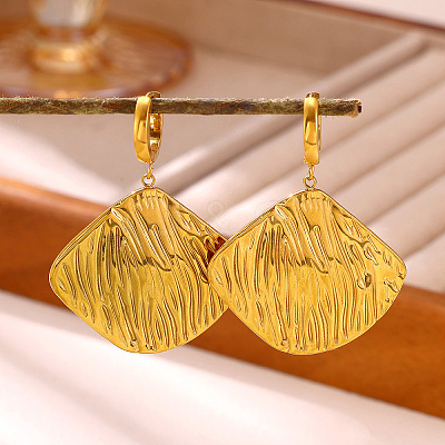304 Stainless Steel Dangle Earrings WG7E31D-01-1