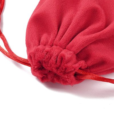 Velvet Jewelry Drawstring Storage Pouches ABAG-P013-02C-1