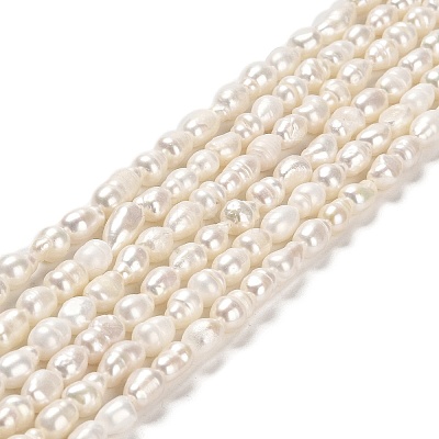 Natural Cultured Freshwater Pearl Beads Strands PEAR-E016-152-1