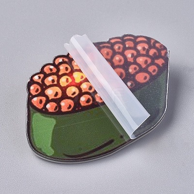Acrylic Badges Brooch Pins JEWB-E676-34-1