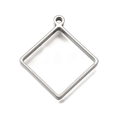 304 Stainless Steel Pendants STAS-S181-01P-K-1