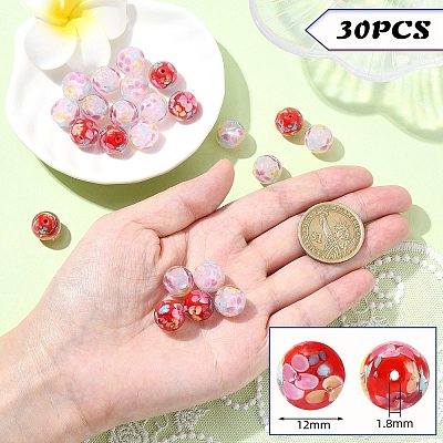 Handmade Lampwork Beads LAMP-SZ0001-43B-01-1