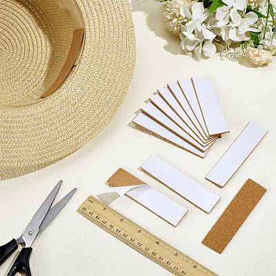Cork Label Stickers STIC-WH0003-64-1