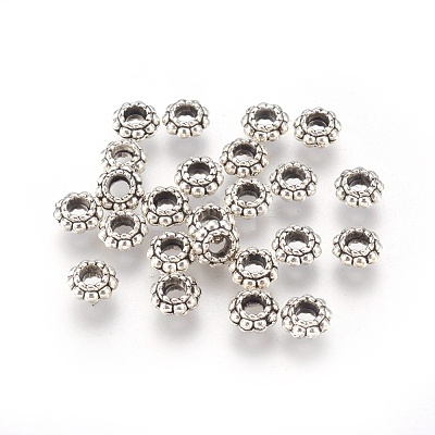 Tibetan Style Alloy Spacer Beads X-LF1565Y-NF-1