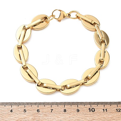 12MM 304 Stainless Steel Oval Link Chain Bracelets SA-CBA2696-13G-1