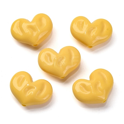 Opaque Acrylic Beads OACR-Z013-33C-1