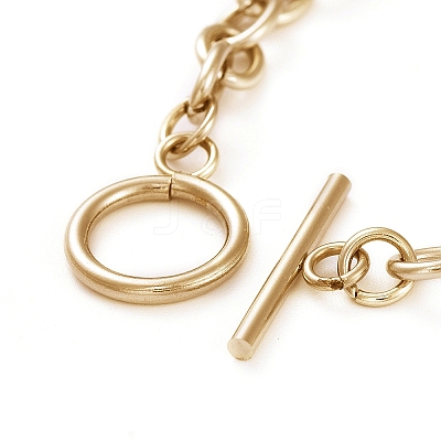 Unisex 304 Stainless Steel Cable Chain Bracelets X-BJEW-P245-39G-1