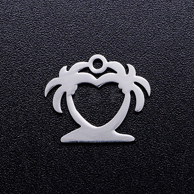 Tarnish Resistant 201 Stainless Steel Hollow Charms STAS-Q201-JN294-1-1