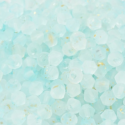 Frosted Glass Beads FGLA-D300-01B-1