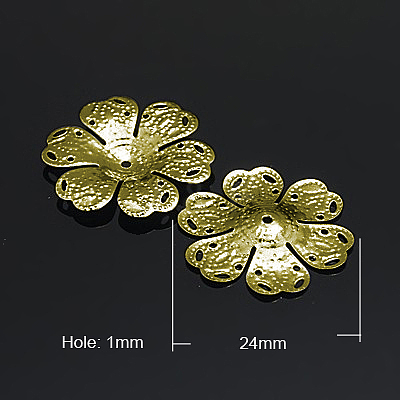 Iron Bead Caps IFIN-D022-AB-NF-1