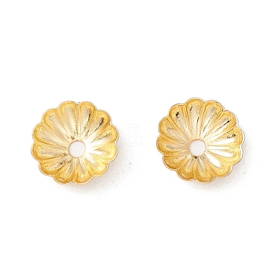 Multi-Petal Brass Bead Caps KK-A162-04G-1