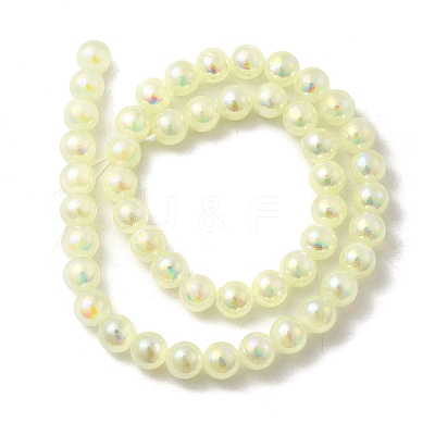 Plating Natural Selenite Beads Strands G-G120-A01-02-04-1