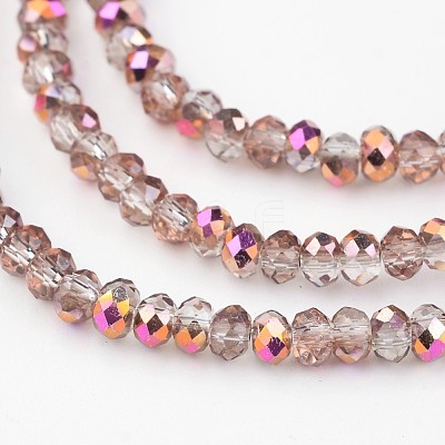 Electroplate Glass Bead Strands X-EGLA-G014-2mm-HP-D03-1