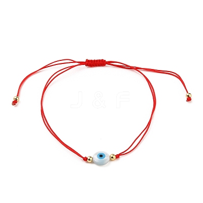 Adjustable Nylon Cord Braided Bead Bracelets X-BJEW-JB05543-02-1