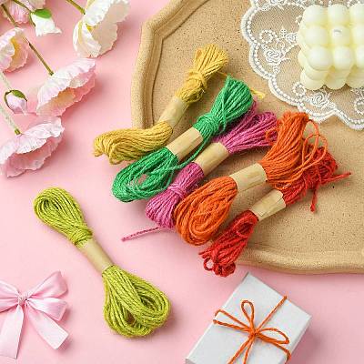6 Colors Jute Cord OCOR-CJ0001-09-1