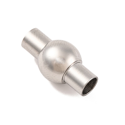 Tarnish Resistant 304 Stainless Steel Magnetic Clasps with Glue-in Ends STAS-E049-19-1