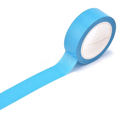 DIY Solid Color Scrapbook Decorative Paper Tapes DIY-M008-A03-1