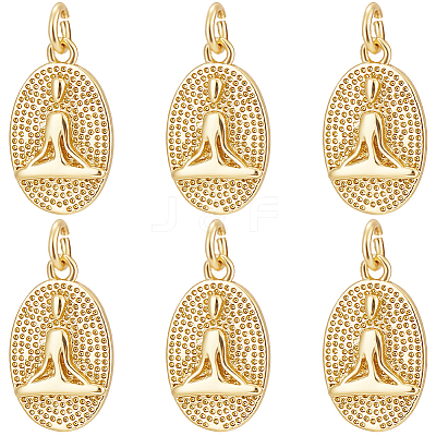 8Pcs Brass Pendants KK-BBC0010-80-1