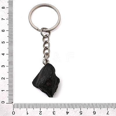 Natural Black Tourmaline Keychain GG-CBA0F0F-01-1