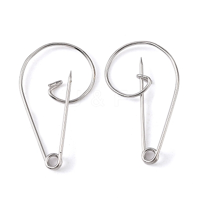 Iron Brooch Findings IFIN-K028-01P-1