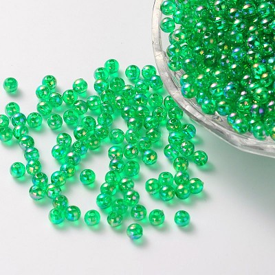 Eco-Friendly Transparent Acrylic Beads PL735-8-1