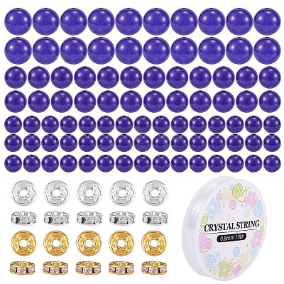 175Pcs Natural Malaysia Jade Beads for DIY Jewelry Making DIY-SZ0005-97-1