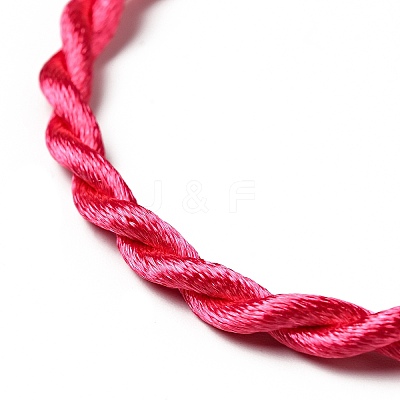 Nylon Rattail Satin Cord Bracelet Making AJEW-JB00019-1