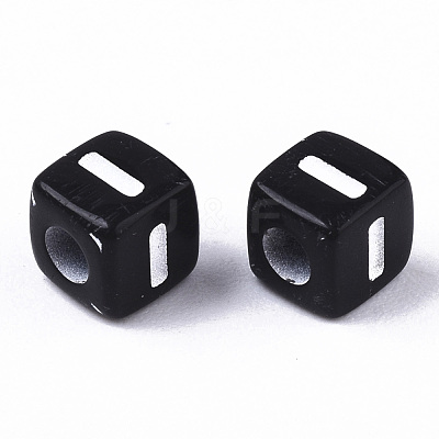 Opaque Acrylic Beads SACR-N002-01I-1