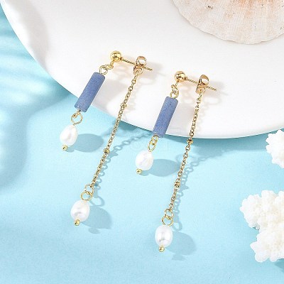 304 Stainless Steel Stud Earrings EJEW-JE07386-1