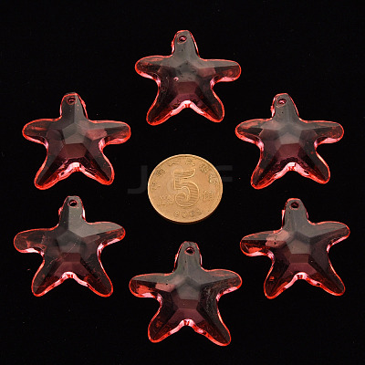 Transparent Acrylic Beads TACR-S154-58B-910-1