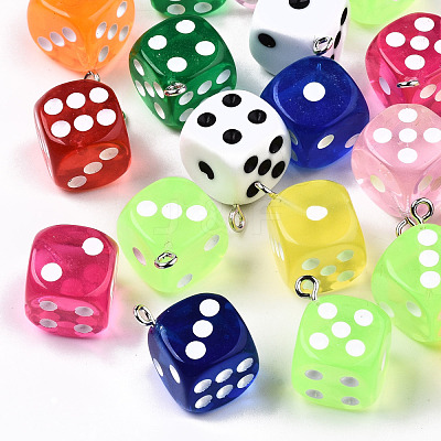 Epoxy Resin Pendants CRES-N025-12A-1