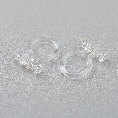 Plastic Clip-on Earring Findings KY-P001-06A-1
