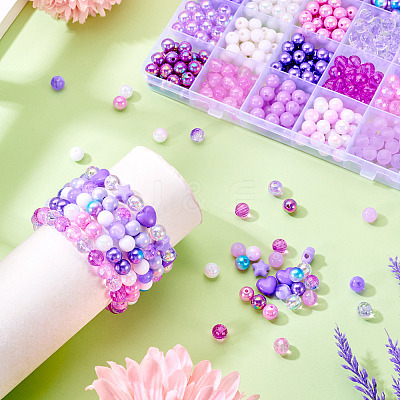 Opaque Acrylic Beads SACR-TA0001-45B-1