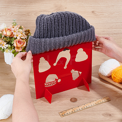 Arch Shaped Acrylic Hat Racks ODIS-WH0038-167A-1