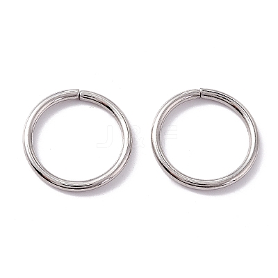 Non-Tarnish 304 Stainless Steel Open Jump Rings STAS-C040-01D-P-1