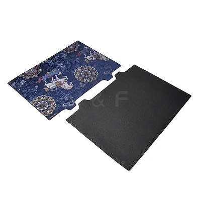 DIY Chinese Print PU Leather Handbag Making Kits FB-CBA9065-04-1